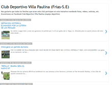 Tablet Screenshot of clubvillapaulina.blogspot.com