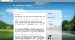 Desktop Screenshot of liberamentevegan.blogspot.com