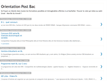 Tablet Screenshot of orientationpostbac.blogspot.com
