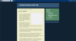 Desktop Screenshot of footballschemechalktalk.blogspot.com