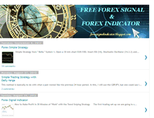 Tablet Screenshot of forexsignalindicator.blogspot.com