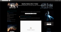 Desktop Screenshot of deathly-hallows-2-movie-trailer.blogspot.com