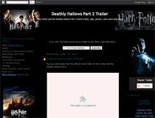 Tablet Screenshot of deathly-hallows-2-movie-trailer.blogspot.com