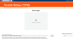 Desktop Screenshot of melayuftpss.blogspot.com