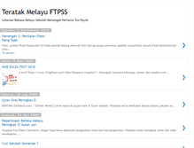 Tablet Screenshot of melayuftpss.blogspot.com