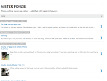 Tablet Screenshot of misterfonzie.blogspot.com