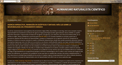 Desktop Screenshot of humanismonaturalistacientifico.blogspot.com