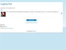 Tablet Screenshot of ingledyfeitoza.blogspot.com