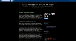 Desktop Screenshot of mikedavidsonpov.blogspot.com