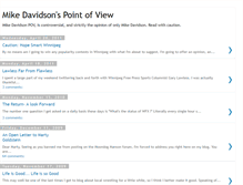 Tablet Screenshot of mikedavidsonpov.blogspot.com