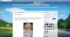 Desktop Screenshot of hostingpostingandmarshmallowroasting.blogspot.com