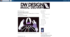 Desktop Screenshot of dwdesignsmusicdelivery.blogspot.com