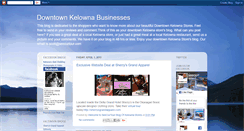 Desktop Screenshot of downtownkelowna.blogspot.com