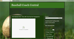 Desktop Screenshot of baseballcoachcentral.blogspot.com