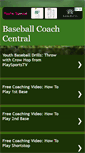Mobile Screenshot of baseballcoachcentral.blogspot.com