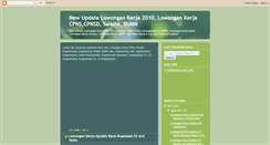 Desktop Screenshot of peluang-kerja-update.blogspot.com