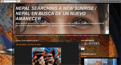 Desktop Screenshot of nepalsunrises.blogspot.com