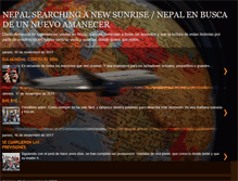Tablet Screenshot of nepalsunrises.blogspot.com