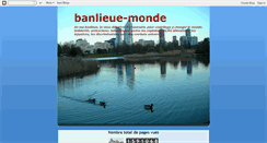 Desktop Screenshot of banlieue-monde.blogspot.com