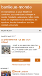 Mobile Screenshot of banlieue-monde.blogspot.com