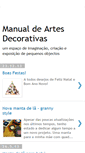 Mobile Screenshot of manualdeartesdecorativas.blogspot.com