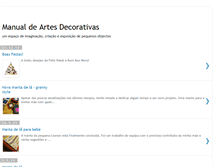 Tablet Screenshot of manualdeartesdecorativas.blogspot.com