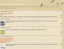 Tablet Screenshot of nurainchocolateblog.blogspot.com
