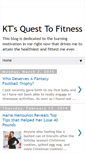 Mobile Screenshot of ktquesttofitness.blogspot.com