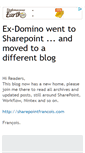 Mobile Screenshot of domino2sharepoint.blogspot.com