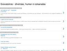 Tablet Screenshot of gravateiros.blogspot.com