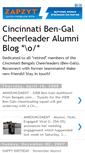 Mobile Screenshot of bengalcheeralumni.blogspot.com