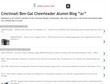 Tablet Screenshot of bengalcheeralumni.blogspot.com