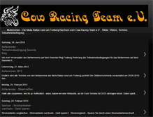 Tablet Screenshot of cow-racing-team.blogspot.com