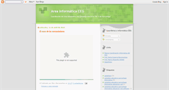 Desktop Screenshot of coordinacioninfo.blogspot.com