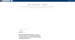 Desktop Screenshot of hottrends-news.blogspot.com