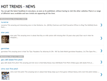 Tablet Screenshot of hottrends-news.blogspot.com