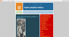 Desktop Screenshot of ourhistory-hayes.blogspot.com