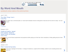 Tablet Screenshot of bywordandmouth.blogspot.com