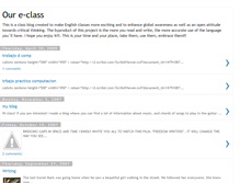 Tablet Screenshot of oure-class.blogspot.com