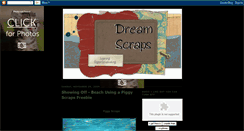 Desktop Screenshot of dream-scraps.blogspot.com