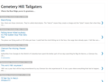 Tablet Screenshot of cemeteryhilltailgaters.blogspot.com