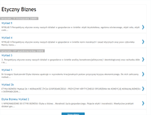 Tablet Screenshot of etycznybiznes.blogspot.com