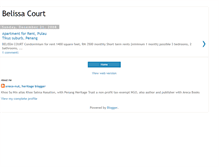 Tablet Screenshot of belissacourtpenang.blogspot.com