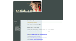 Desktop Screenshot of freeenglish2home.blogspot.com