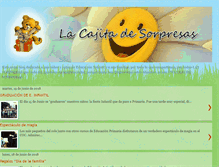 Tablet Screenshot of lacajitadesorpresas-margarita.blogspot.com