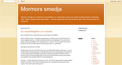 Desktop Screenshot of mormorssmedja.blogspot.com