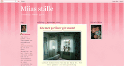 Desktop Screenshot of miiasstalle.blogspot.com