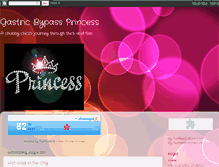 Tablet Screenshot of gastricbypassprincess.blogspot.com