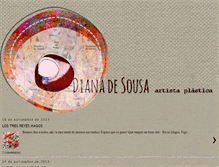 Tablet Screenshot of dianadesousa-art.blogspot.com