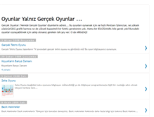 Tablet Screenshot of gercekoyunlar.blogspot.com
